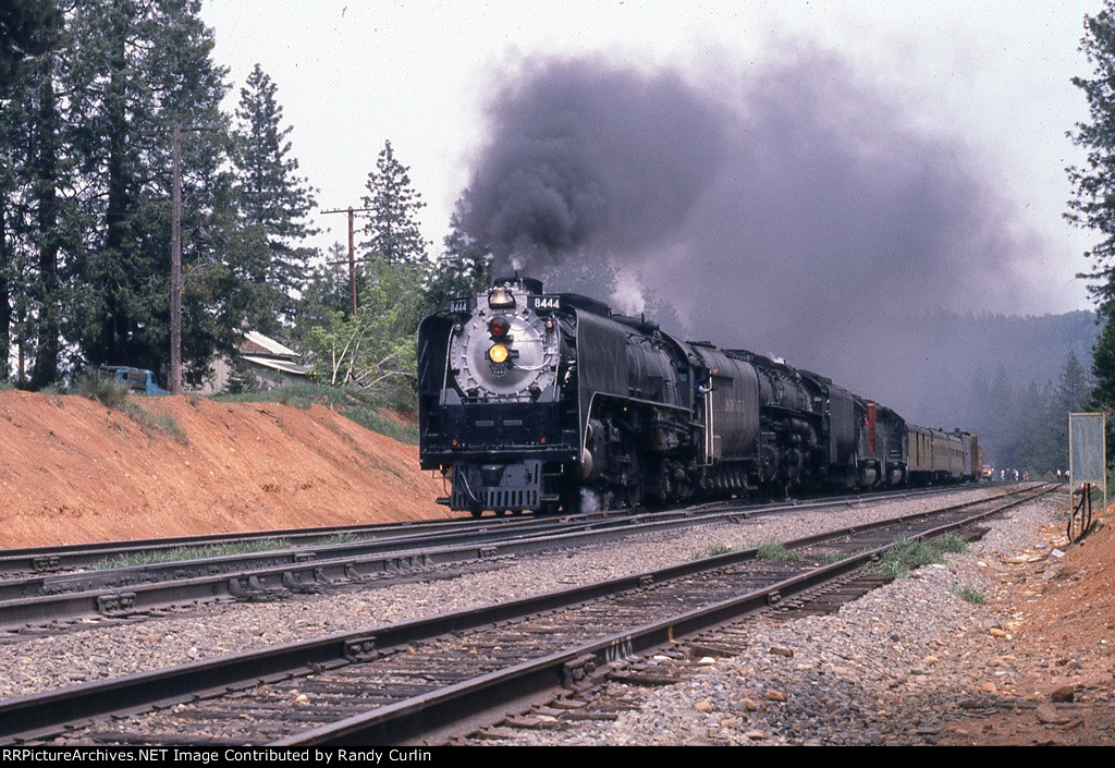 UP 8444 Steam Special on the way to the 1981 Sacramento Railfair